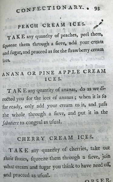 Recipe for Anana or pineapple ice cream