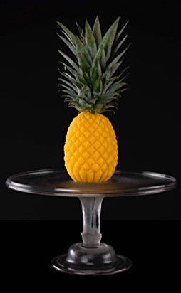 Pineapple-shaped ice cream