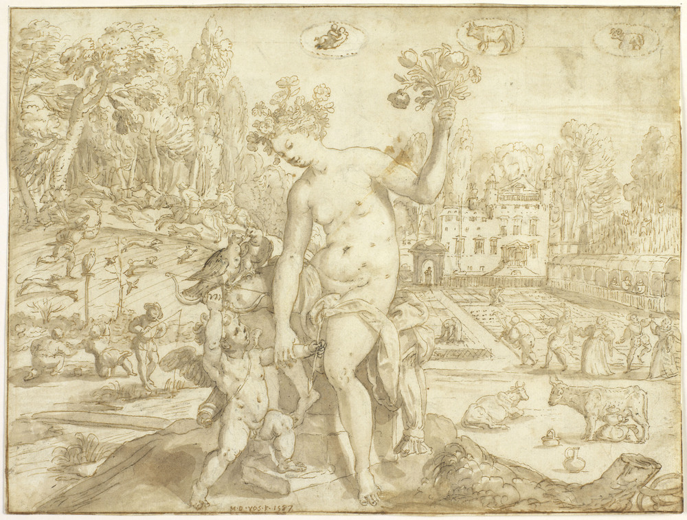 Spring with Venus and Cupid